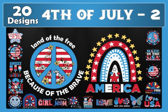 4th of July SVG Bundle: A Graphics Asset for Crafts and Content Creators