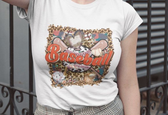 Comfort Colors Baseball Shirt: A Graphic Design Asset for Authentic Branding