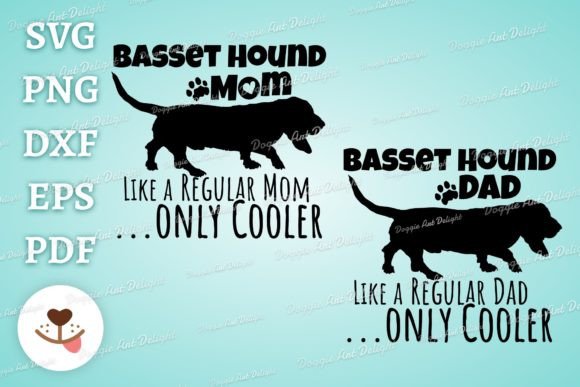 Funny Basset Hound Dog Mom Dad Review