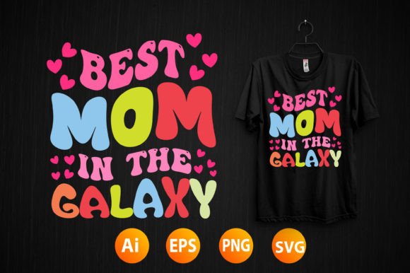 Mother's Day T-Shirt Design 62: A Stellar Graphic for Creative Projects