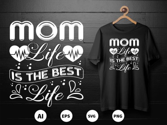 Mothers Day T-shirt Design 19: A Versatile Graphic Asset for Content Creators