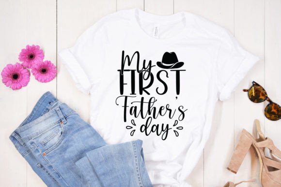 My First Father’s Day: A Versatile Graphic Design Asset for T-Shirt Designs